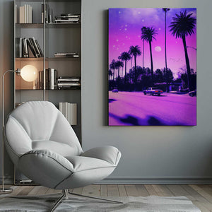 Tablou canvas „Aesthetic Cali Drive” de Ritvik takkar