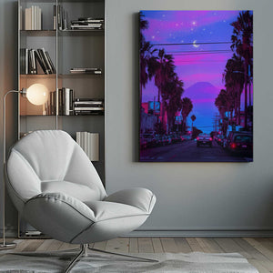 Tablou canvas „Lofi Cali” de Ritvik takkar