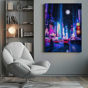 Tablou canvas „Moon City” de Ritvik takkar