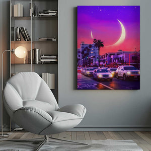 Tablou canvas „Neonsthetic” de Ritvik takkar