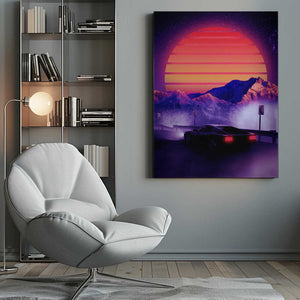 Tablou canvas „Retro Synth” de Ritvik takkar