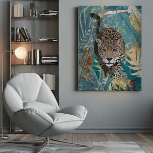 Tablou canvas „Jaguar Jungle 2” de Sarah Manovski