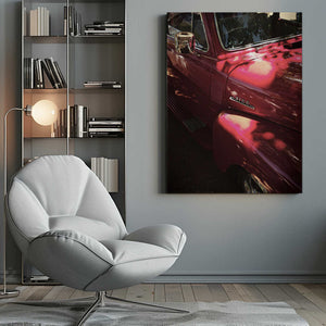 Tablou canvas „Crimson Classic Ride” de Shot by Clint