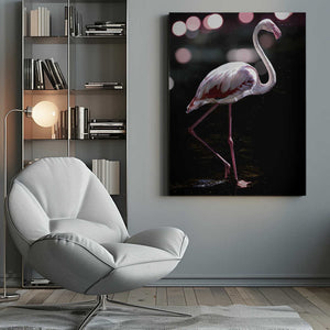 Tablou canvas „Elegant Flamingo” de Shot by Clint