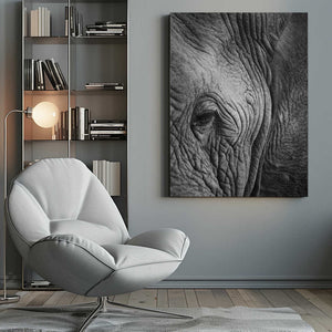 Tablou canvas „Wisdom's Wrinkles” de Shot by Clint