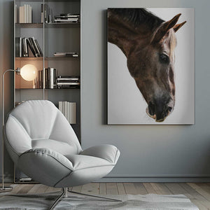 Tablou canvas „Majestic Equine Gaze” de Shot by Clint