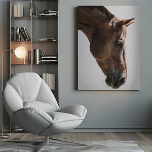 Tablou canvas „Portrait of a Horse Head” de Shot by Clint