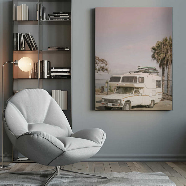 Tablou canvas „Vintage Camper Parked” de Shot by Clint