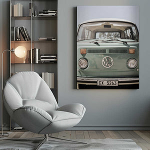 Tablou canvas „Classic Design In Soft Green Tones Cars” de Shot by Clint