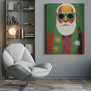 Tablou canvas „Sunny Santa Style” de Treechild