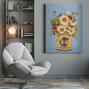 Tablou canvas „Flowers In a Vintage Tea Can” de Raissa Oltmanns
