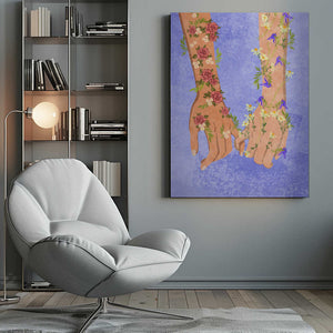 Tablou canvas „Holding hands” de Raissa Oltmanns