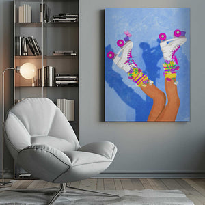 Tablou canvas „Skate like a Girl” de Raissa Oltmanns