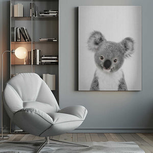 Tablou canvas „Peekaboo Baby Koala” de Lola Peacock