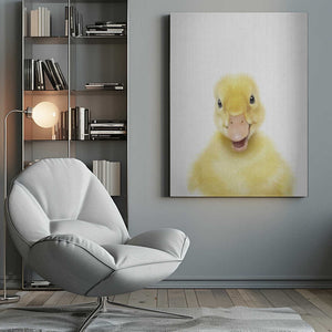 Tablou canvas „Peekaboo Baby Duck” de Lola Peacock