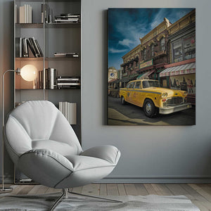 Tablou canvas „Taxi” de pirouz moshavash