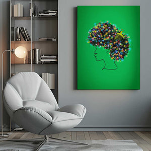 Tablou canvas „Afro Lights” de Artem Pozdniakov