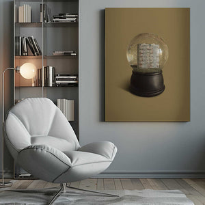 Tablou canvas „Urban Snow Globe” de Artem Pozdniakov