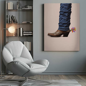 Tablou canvas „Not Serious Cowboy” de Artem Pozdniakov