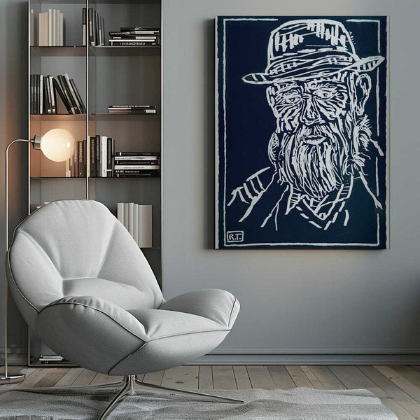 Tablou canvas „A grandpa” de Robert Thirtle