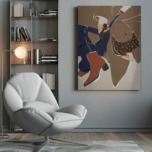 Tablou canvas „Fall Fashion Vibes Art Print By Ivy Green Illustrations” de Ivy Green Illustrations