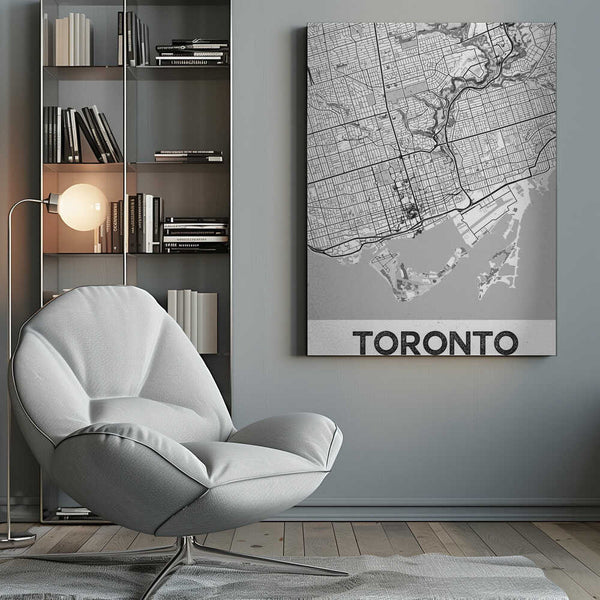 Tablou canvas „Toronto White” de StudioSix