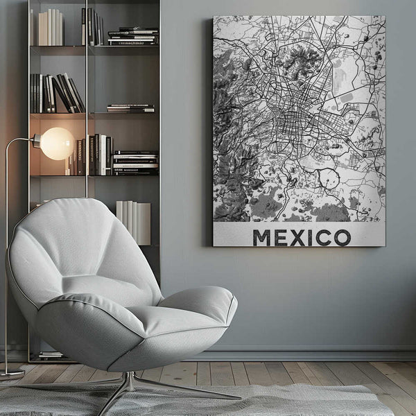 Tablou canvas „Mexico City White” de StudioSix