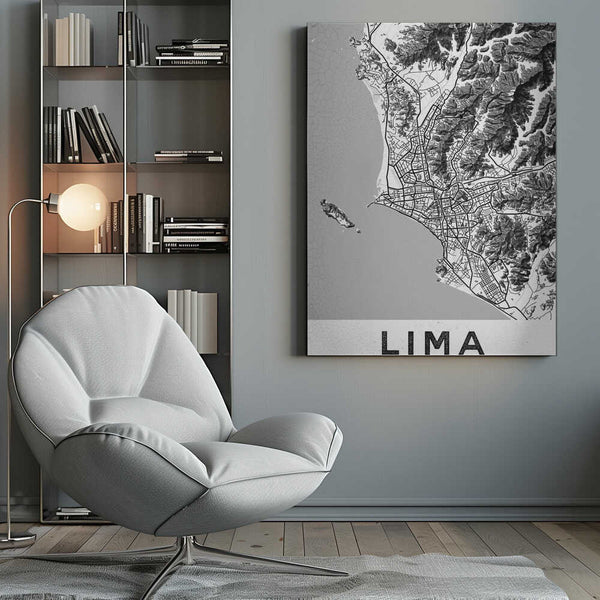 Tablou canvas „Lima White” de StudioSix