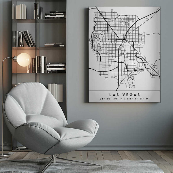 Tablou canvas „Black Maps 38” de Emiliano Deificus