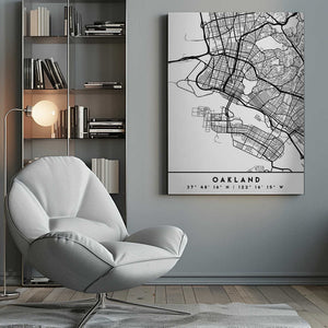 Tablou canvas „Black Maps 62” de Emiliano Deificus