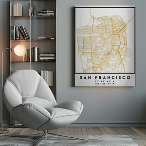 Tablou canvas „1 Maps 68” de Emiliano Deificus
