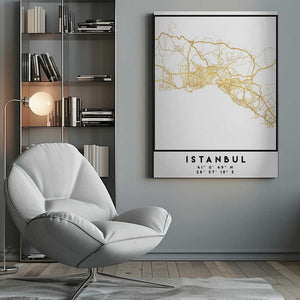 Tablou canvas „1 Maps 64” de Emiliano Deificus