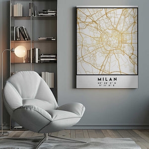 Tablou canvas „1 Maps 62” de Emiliano Deificus