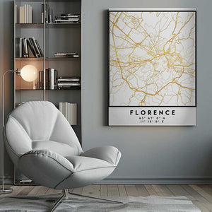 Tablou canvas „1 Maps 60” de Emiliano Deificus