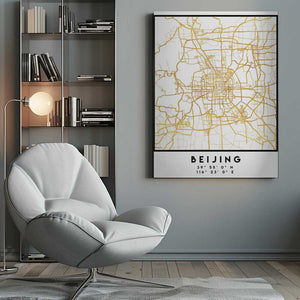 Tablou canvas „1 Maps 50” de Emiliano Deificus