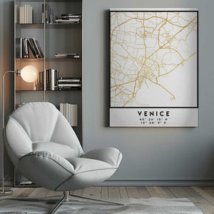 Tablou canvas „1 Maps 46” de Emiliano Deificus