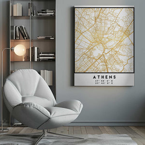 Tablou canvas „1 Maps 45” de Emiliano Deificus