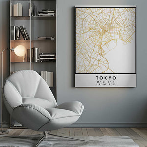 Tablou canvas „1 Maps 44” de Emiliano Deificus