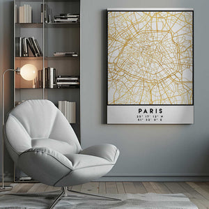 Tablou canvas „1 Maps 40” de Emiliano Deificus
