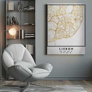 Tablou canvas „1 Maps 38” de Emiliano Deificus