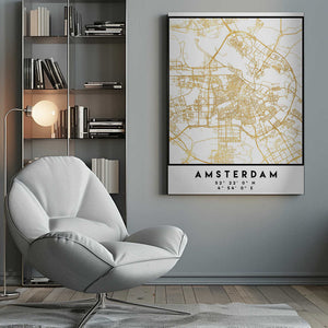 Tablou canvas „1 Maps 35” de Emiliano Deificus