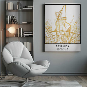 Tablou canvas „1 Maps 30” de Emiliano Deificus