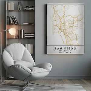 Tablou canvas „1 Maps 03” de Emiliano Deificus