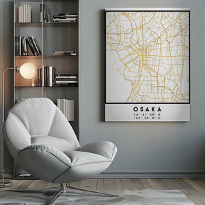 Tablou canvas „1 Maps 3 31” de Emiliano Deificus