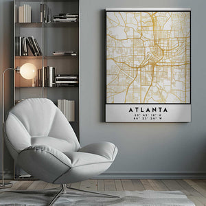 Tablou canvas „1 Maps 3 21” de Emiliano Deificus
