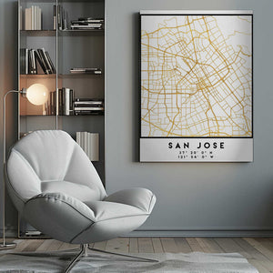 Tablou canvas „1 Maps 3 08” de Emiliano Deificus