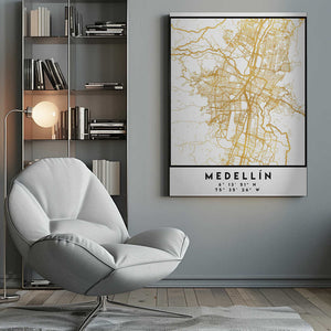 Tablou canvas „1 Maps 2 50” de Emiliano Deificus