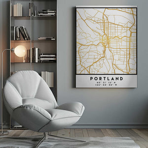 Tablou canvas „1 Maps 2 48” de Emiliano Deificus