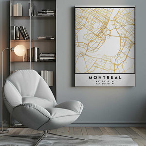 Tablou canvas „1 Maps 2 40” de Emiliano Deificus