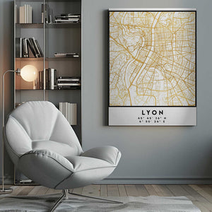 Tablou canvas „1 Maps 2 36” de Emiliano Deificus